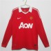2010-2011 Manchester United FC Long Sleeve Home Retro Jersey