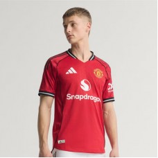 25-26 Manchester United Mens Home Authentic Jersey 