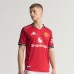 25-26 Manchester United Mens Home Authentic Jersey 