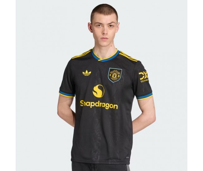 25-26 Manchester United Mens Third Authentic Soccer Jersey 