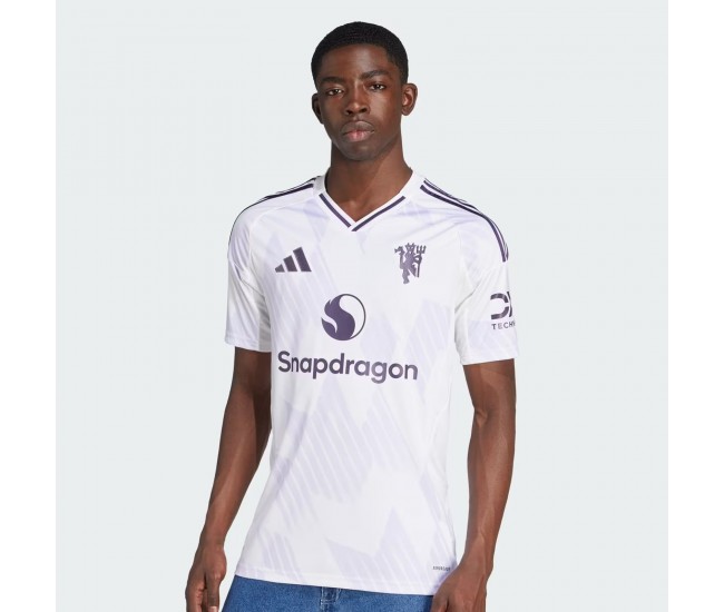 25-26 Manchester United Mens Away Authentic Soccer Jersey 