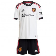 2022-23 Manchester United Away Kids Kit