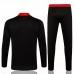 2021-22 Manchester United Black Presentation Soccer Tracksuit