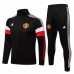 2021-22 Manchester United Black Training Presentation Soccer Tracksuit