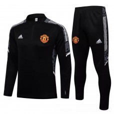2021-22 Manchester United Black Training Technical Football Tracksuit 2021-22 Manchester United Black Training Technical Football Tracksuit