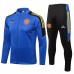 2021-22 Manchester United Blue Presentation Soccer Tracksuit