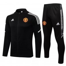 2021-22 Manchester United FC Black Training Presentation Soccer Tracksuit