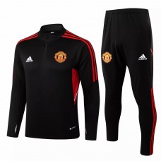 2022-23 Manchester United FC Black Training Technical Soccer Tracksuit