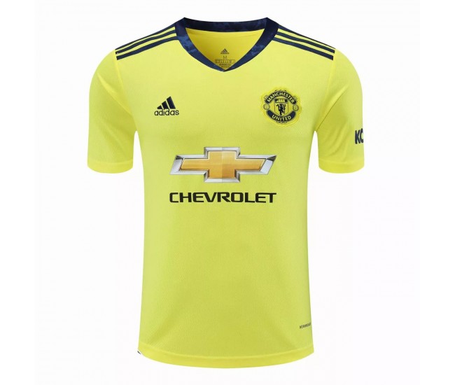 Manchester United Goalkeeper Shirt Yellow 2021