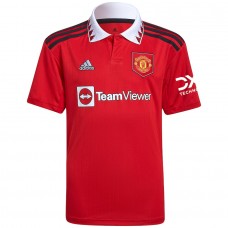 2022-23 Manchester United Home Kids Kit