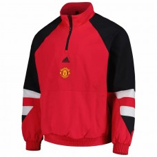 23-24 Manchester United Mens Icon Raglan Quarter Zip Top