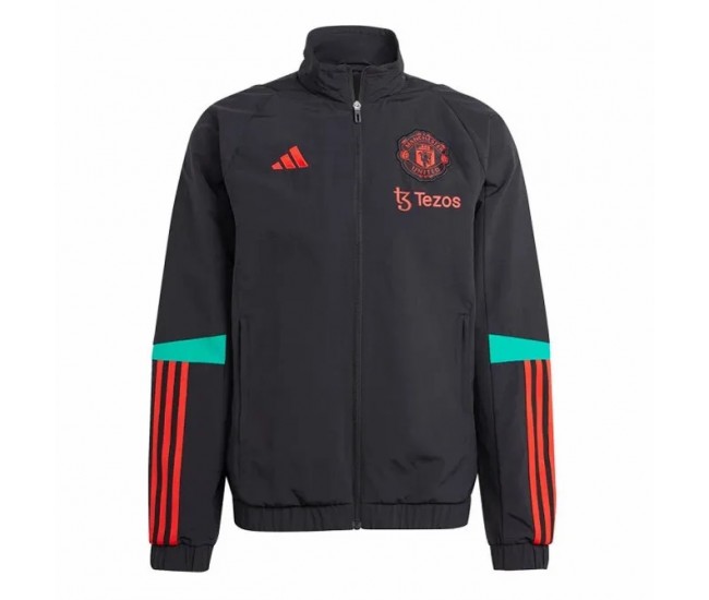 23-24 Manchester United Mens Training Presentation Jacket Black