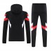 24-25 Manchester United Men's Originals Training Hooded Sweat Soccer Tracksuit 