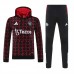 24-25 Manchester United FC Men's Pre Match Training Hooded Sweat Soccer Tracksuit