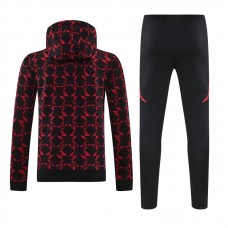 24-25 Manchester United FC Men's Pre Match Training Hooded Sweat Soccer Tracksuit