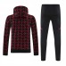 24-25 Manchester United FC Men's Pre Match Training Hooded Sweat Soccer Tracksuit