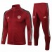 Manchester United Presentation Football Tracksuit Maroon 2021