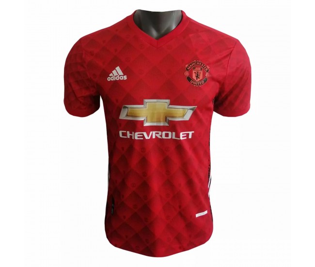 Manchester United Red Pre Match Shirt 2020 2021