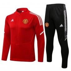 2021-22 Man United Red Training Presentation Soccer Tracksuit