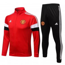 2021-22 Manchester United Red Training Presentation Soccer Tracksuit