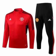 2022-23 Manchester United Red Training Technical Football Tracksuit