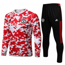2021-22 Manchester United Red Training Technical Soccer Tracksuit 2021-22 Manchester United Red Training Technical Soccer Tracksuit
