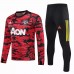 Manchester United Football Technical Training Red Black Tracksuit 2021