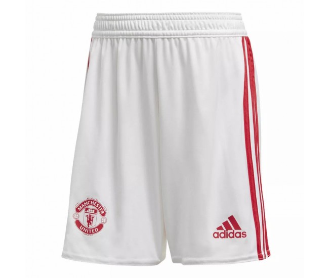Manchester United Third White Football Shorts 2021
