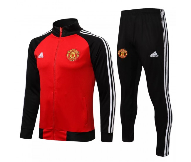 2021-22 Manchester United Tiro Training Presentation Soccer Tracksuit