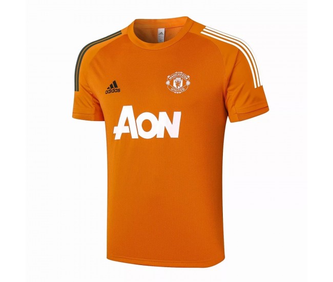 Manchester United Training Shirt Orange 2021