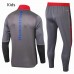 Manchester United Training Football Tracksuit Human Race Grey Kids 2021