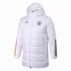 Manchester United White Winter Football Jacket 2021