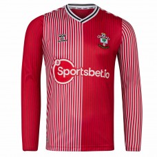 23-24 Southampton FC Men's Long Sleeve Home Jersey