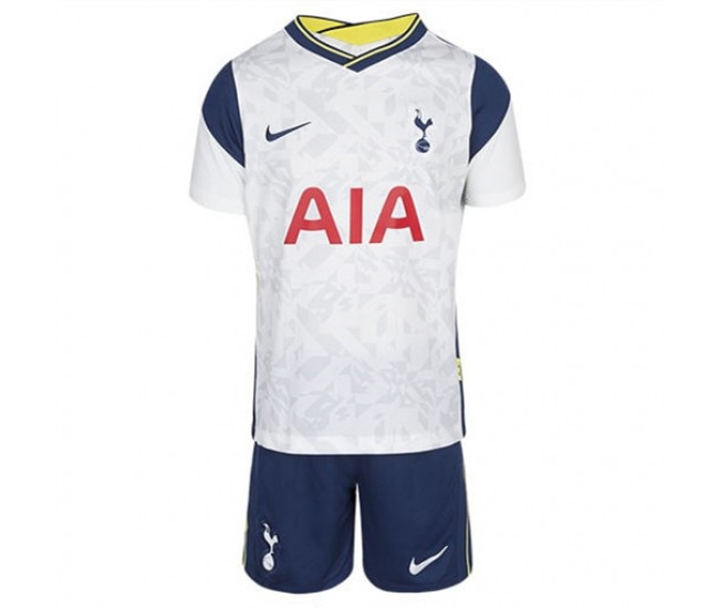 Kids Tottenham Hotspur Home Football Kit 2020 2021