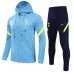 2021-22 Tottenham Hotspur Training Hooded Presentation Soccer Tracksuit