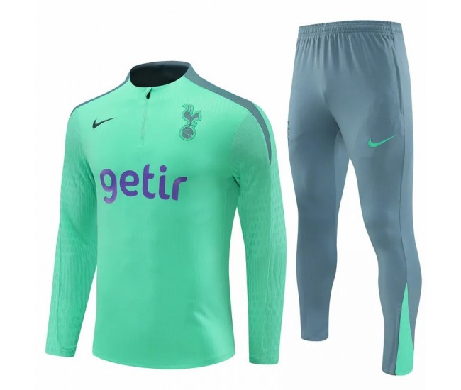 24-25 Tottenham Hotspur Mens Green Training Technical Tracksuit