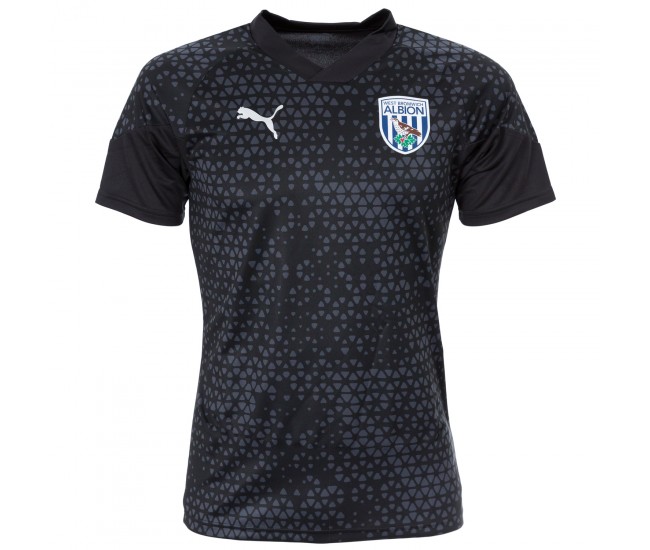 23-24 West Bromwich Albion Fc Men's Black Training Jersey