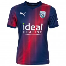 23-24 West Bromwich Albion Fc Men's Navy Away Jersey