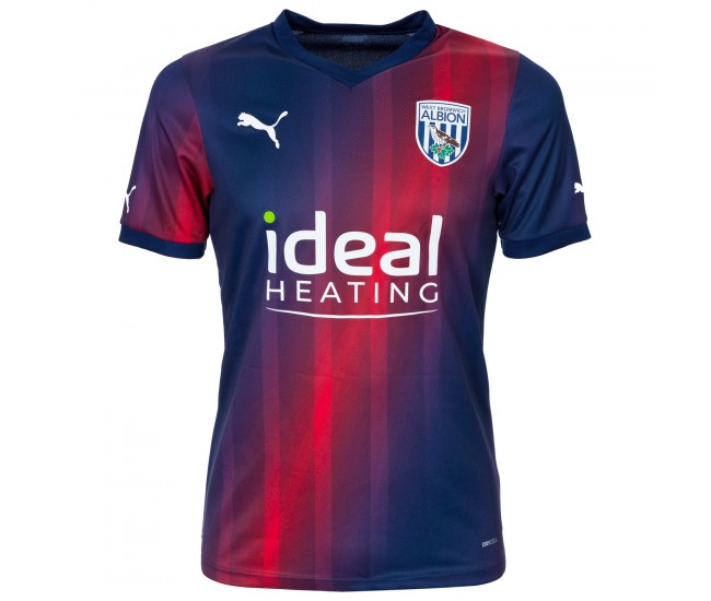 23-24 West Bromwich Albion Fc Men's Navy Away Jersey