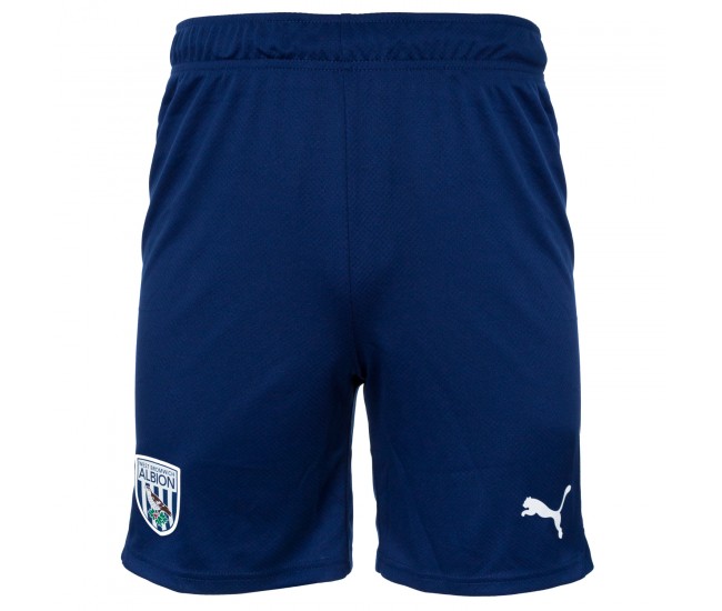 23-24 West Bromwich Albion Fc Men's Navy Away Shorts