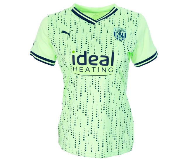 23-24 West Bromwich Albion Fc Women's Away Jersey