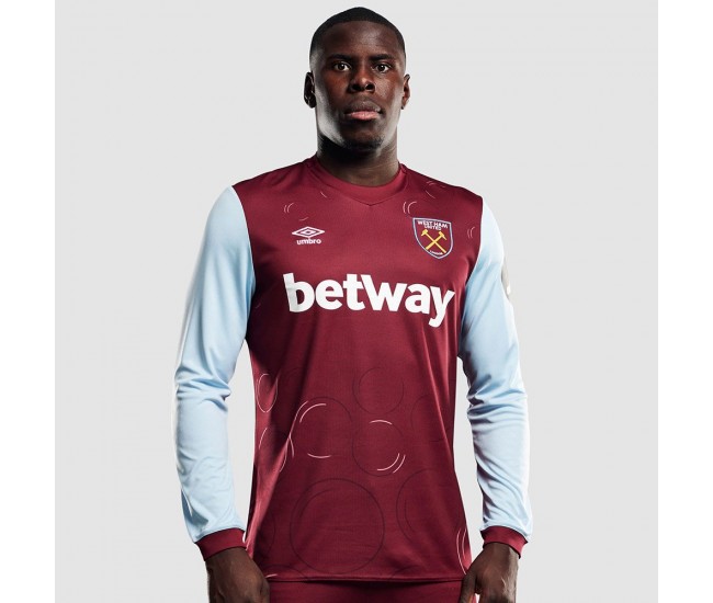 23-24 West Ham United Men's Long Sleeve Home Jersey