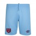 West Ham United Umbro Away Shorts 2020 2021