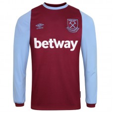 West Ham United Home Long Sleeve Shirt 2020 2021
