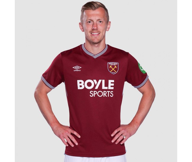 25-26 West Ham United Mens Home Soccer Jersey