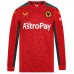 23-24 Wolverhampton Wanderers Men's Long Sleeve Away Jersey