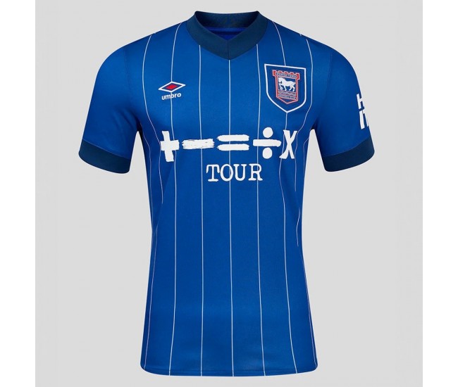 24-25 Ipswich Town Men's Home Soccer Jersey