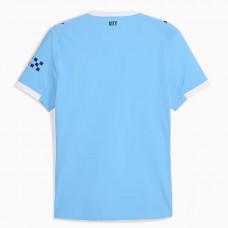 25-26 Manchester City Mens Home Soccer Jersey 
