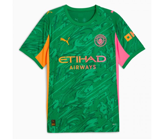 25-26 Manchester City Mens Goalkeeper Green Jersey 