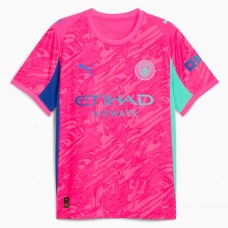 25-26 Manchester City Mens Goalkeeper Pink Jersey 
